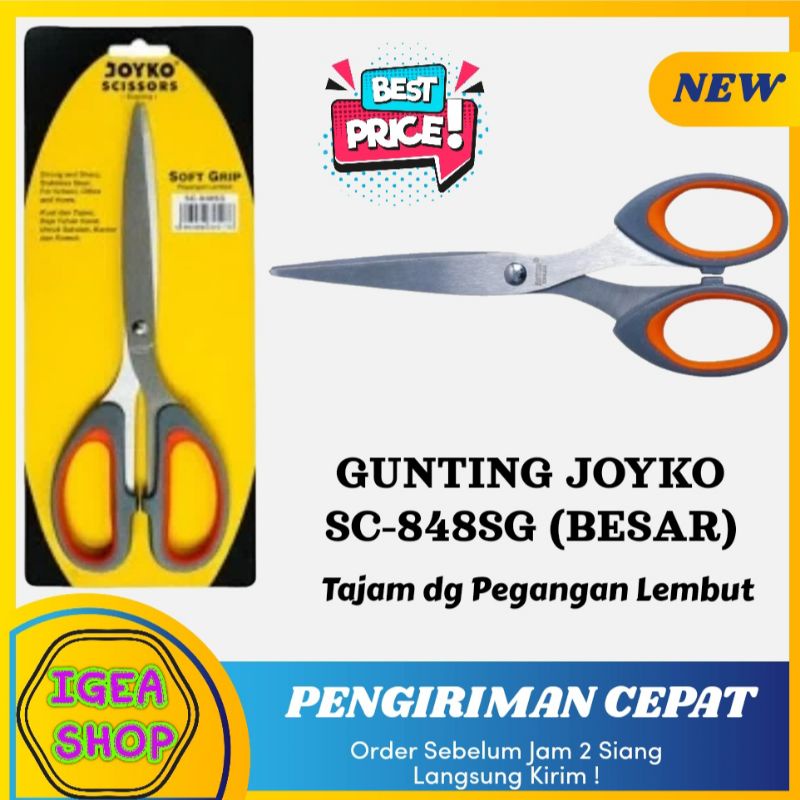 

Gunting Joyko SC-848SG Soft Grip (Besar)