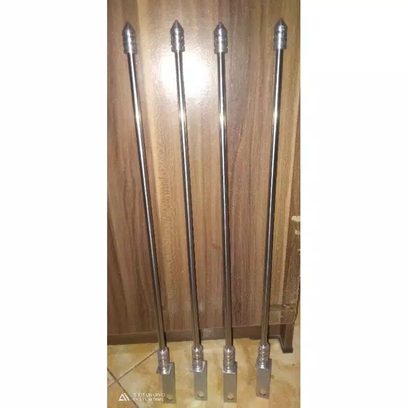 tiang bendera sepeda onthel