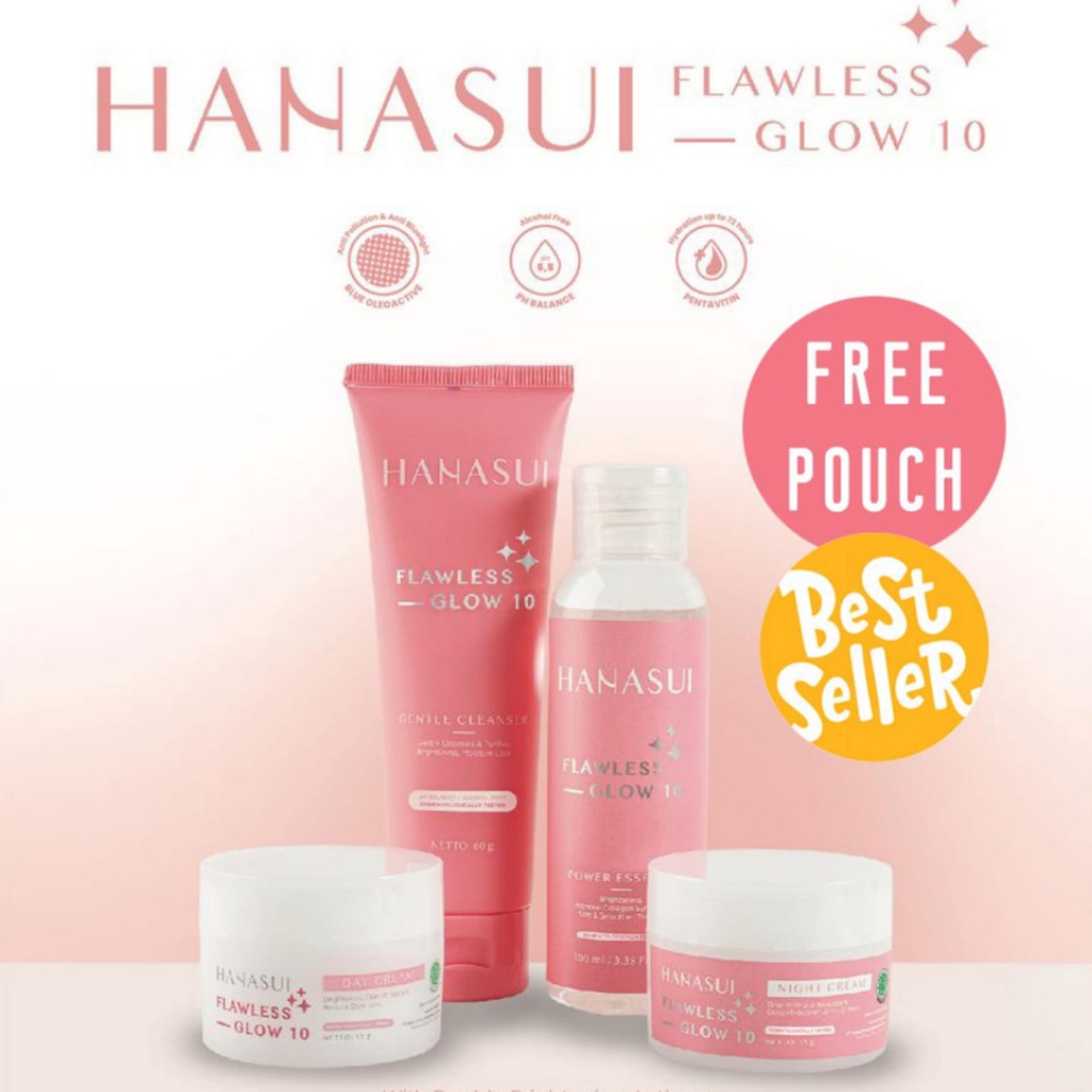 HANASUI Flawless Glow BPOM New !!