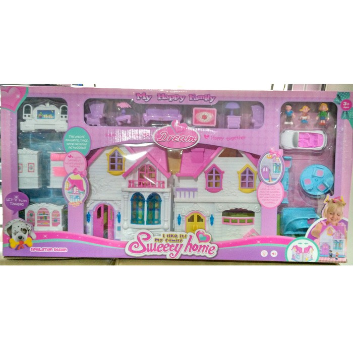 Terbaru Laris Mainan miniatur rumah besar - Sweety Home / rumah boneka