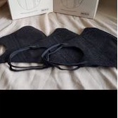 MASKER DUCKBILL GARIS HITAM KHUSUS ECER