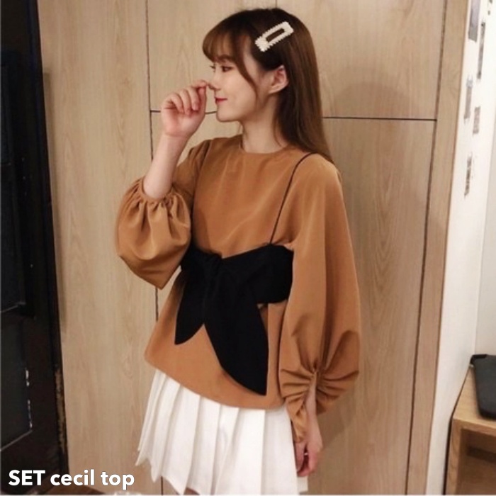 Set cecil top -Thejanclothes