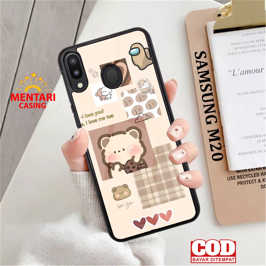 Casing Samsung M20 Case Samsung M20 Cute Terbaru Terlaris Hardcase Softcase Glosy Mentaricasing