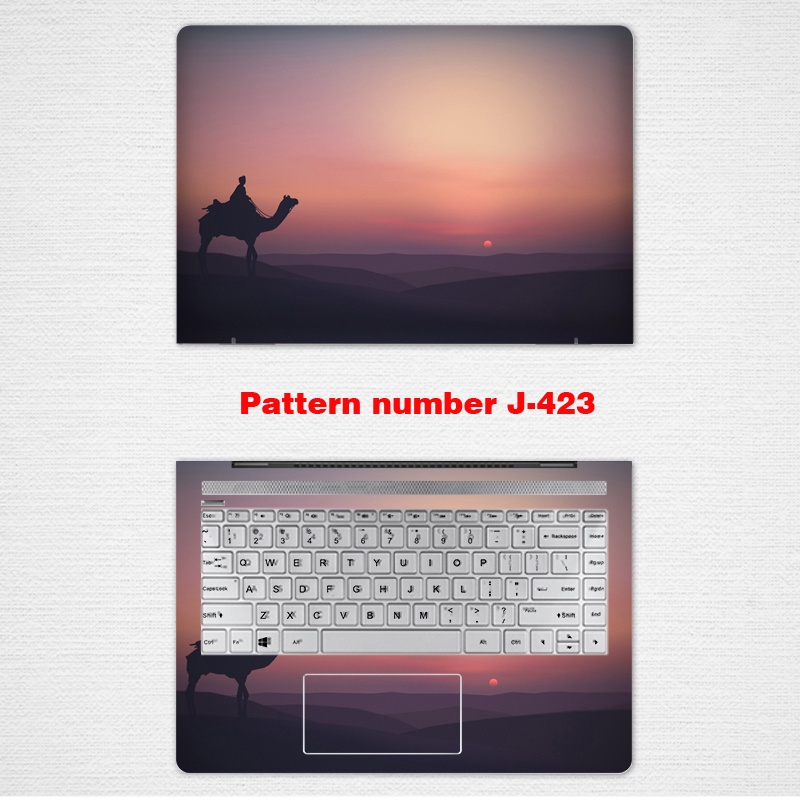 2 Pcs Stiker Pelindung Laptop Universal Bahan VINYL Ukuran 12 13 14 15.6 Inch HP ZHAN 99 255 245 G9 14-EH ProBook 455 G9