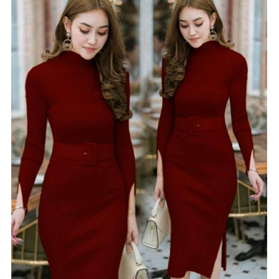 Dress knit Chania Import - Thejanclothes