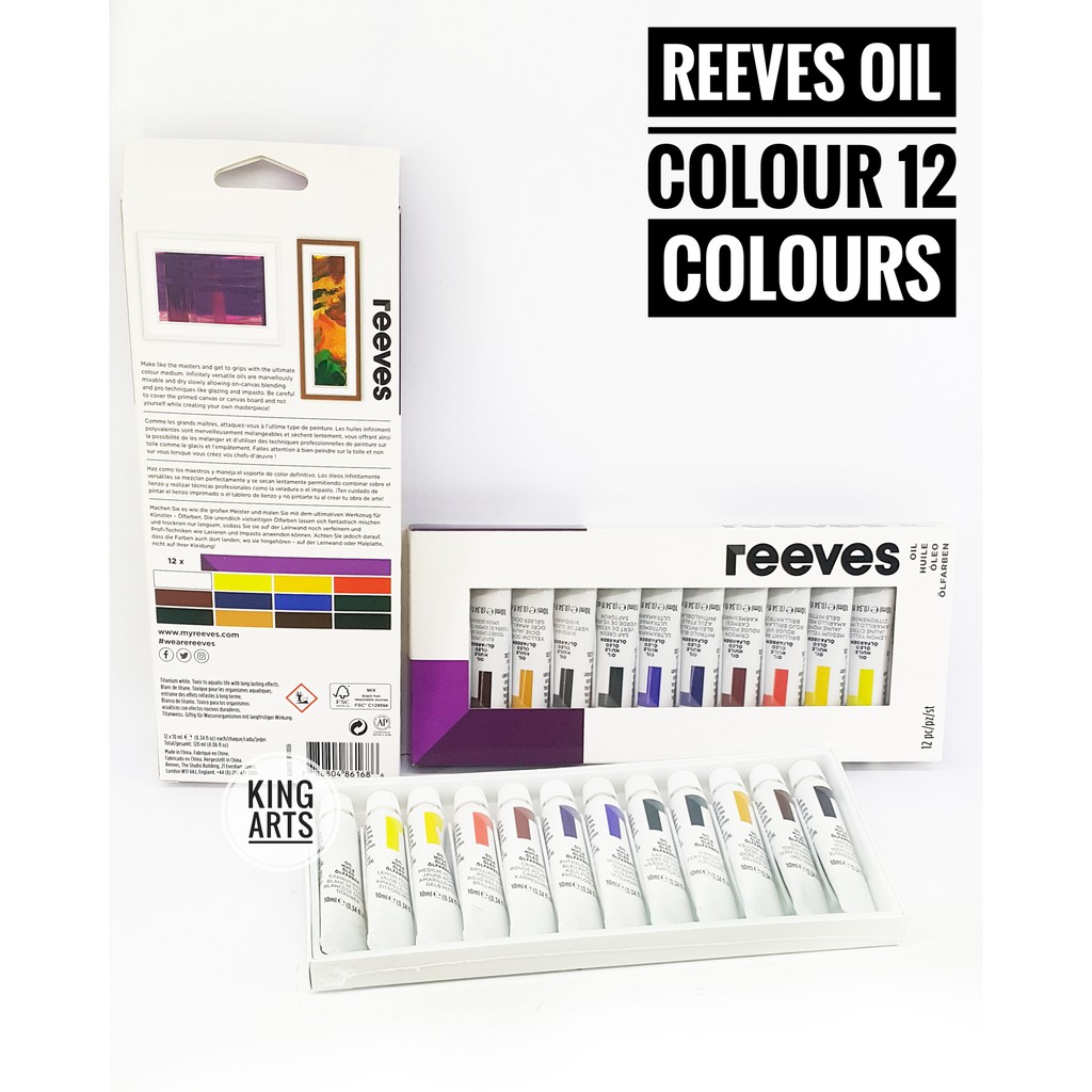 

Reeves 12x10ml Oil Colour Set