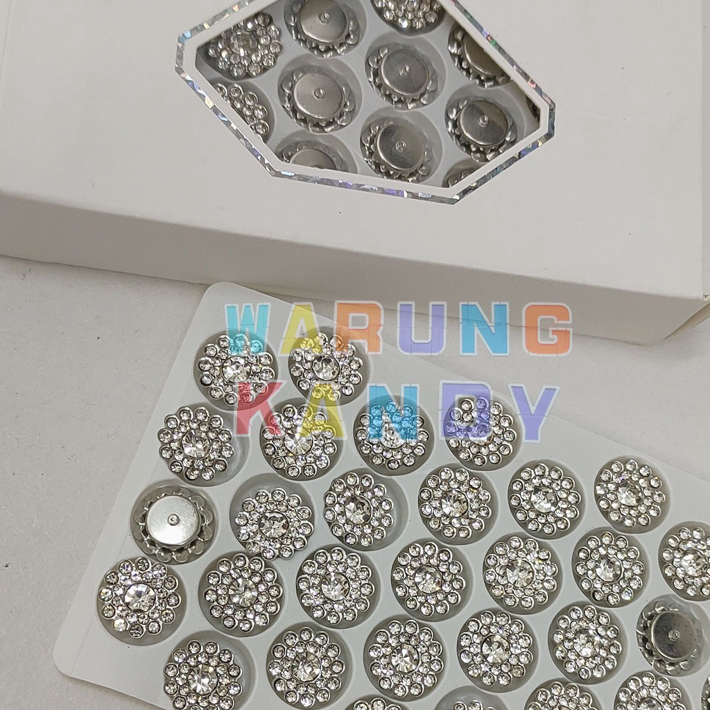 Diamon Cangkang Bunga 14mm Grade A - DUS 180pc