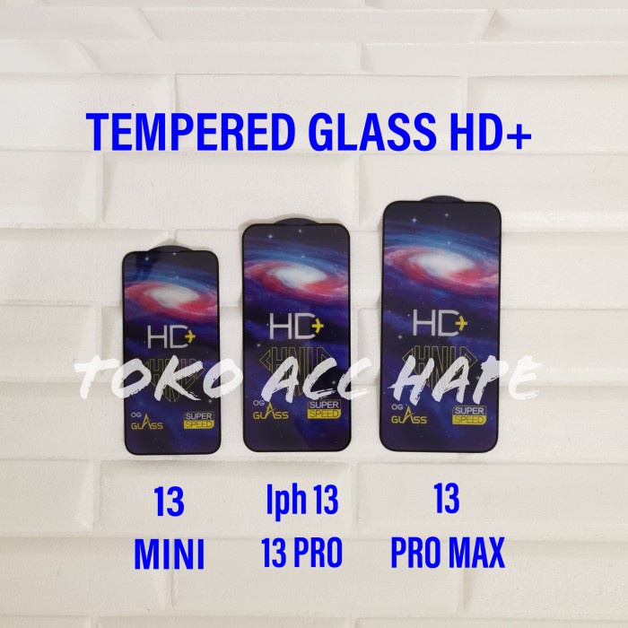 TEMPERED GLASS FULL HD+ IPHONE 13 MINI/13 PRO/13 PRO MAX BEST QUALITY