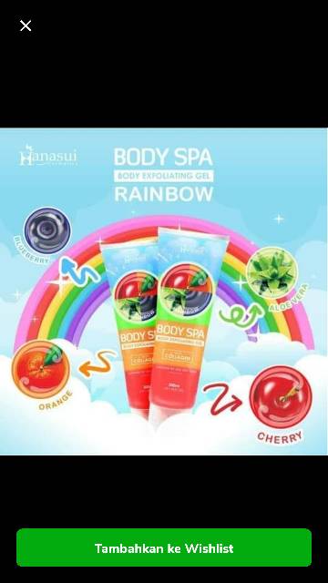 HANASUI BODY SPA EXFOLIATING GEL