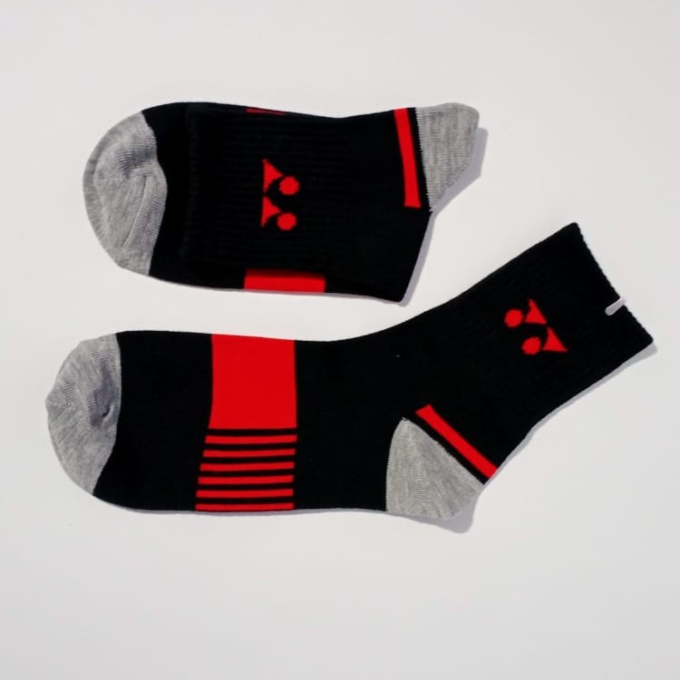 (PERPASANG) KAOS KAKI SPORT (Y4X HITAM)/KAOS KAKI BADMINTON