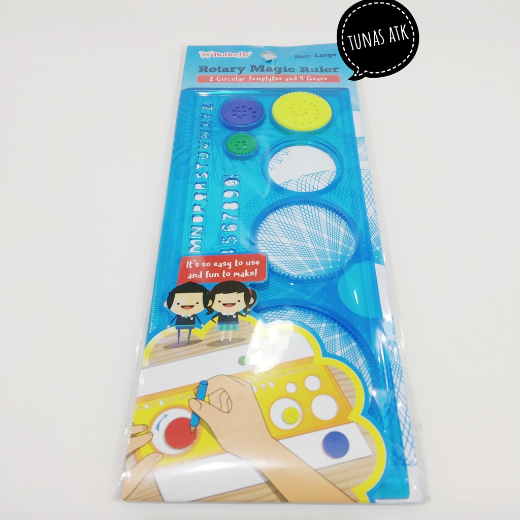 

BUTTERFLY ROTARY MAGIC RULER SIZE : LARGE