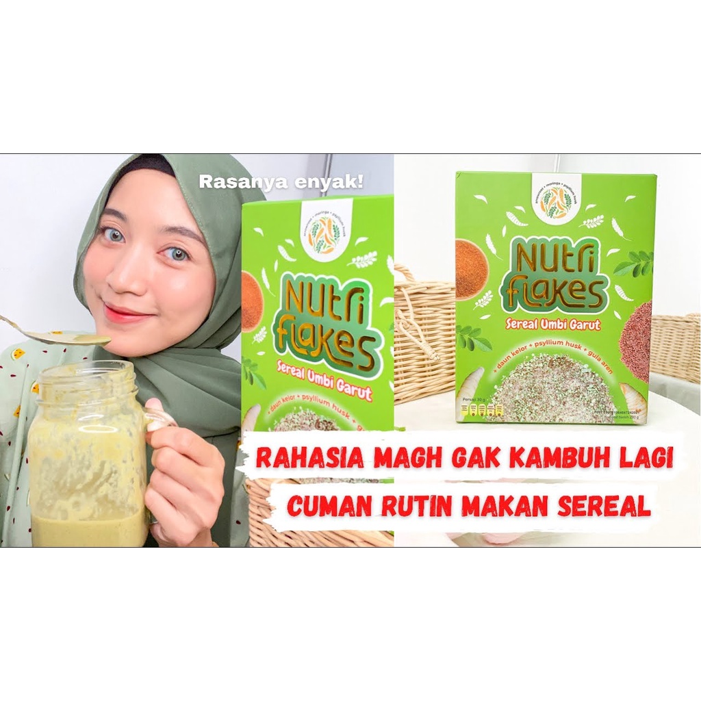 Nutriflakes nutrisi sehat solusi maag, asam lambung naik, dan gerd