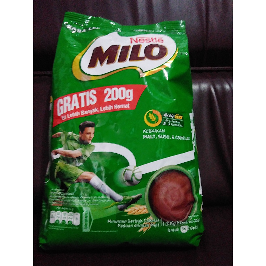 MILO ACTIV GO Pouch ed 2022 1KG + 200