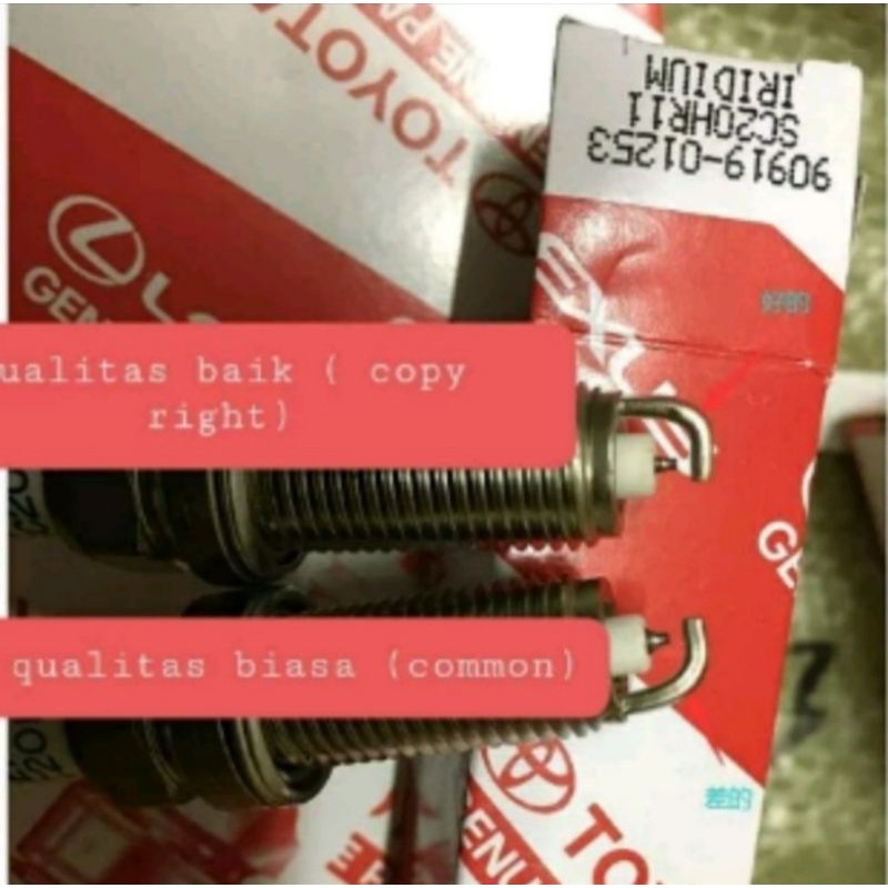 Busi Denso Iridium original Oem SC16HR11 Xenia dual Vvti Calya Sigra