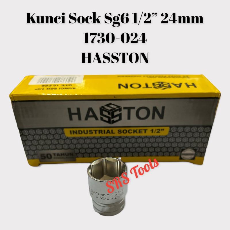 HASSTON Kunci Shock 1/2 Inch 6 12 Pt 24 mm - Mata Sok Sock 24mm