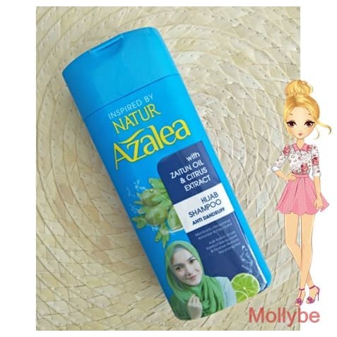 Azalea Hijab Shampoo (Anti Dandruff) With Zaitun Oil &amp; Citrus Extract 180ml