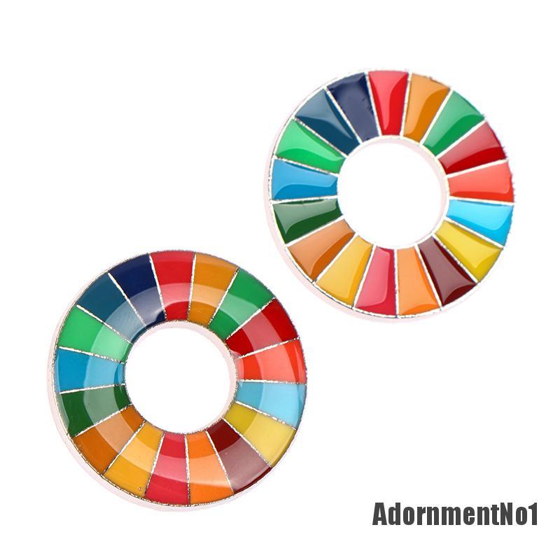 (Adornmentno1) 17 Warna / Pin Bros Motif Goals / United Nations Untuk Pria / Wanita