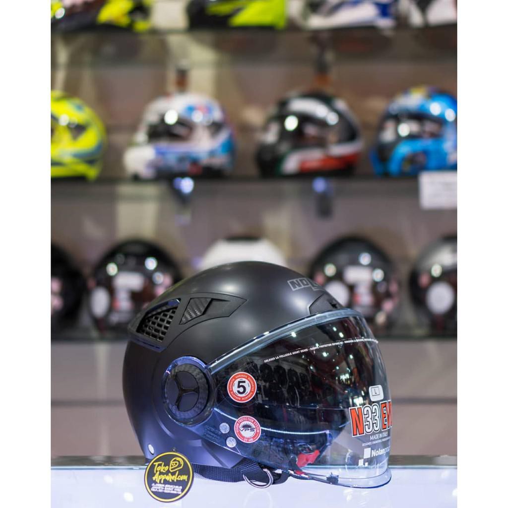 HELM NOLAN N33 CLASSIC BLACK DOFF/BLACK MATTE HELM TOURING