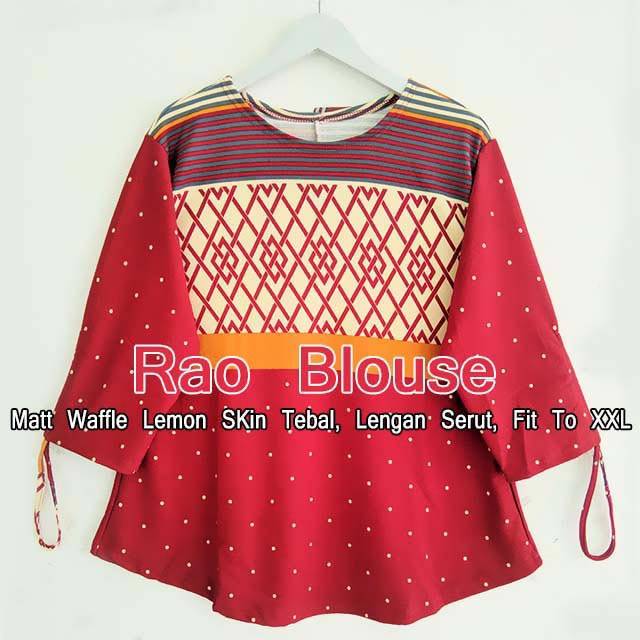RAO JUMBO MAROON BLOUSE 