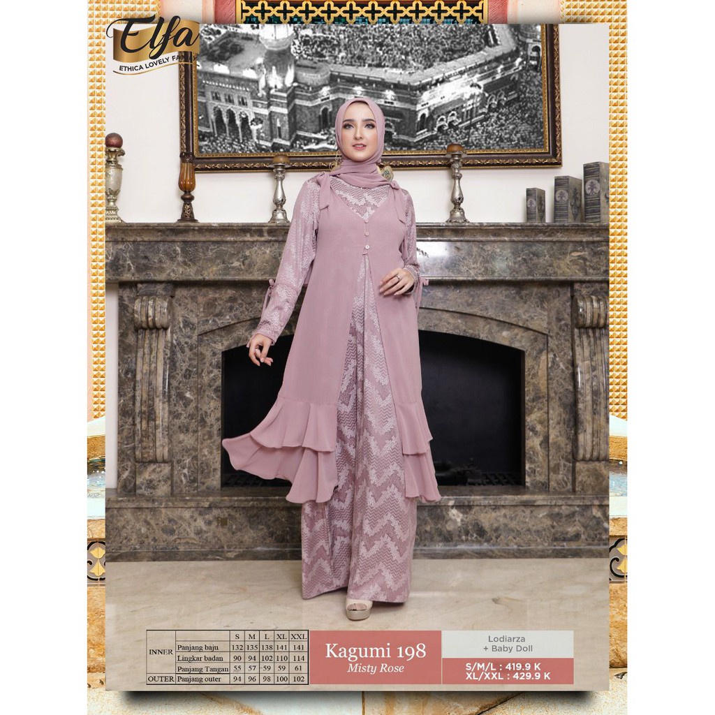 kagumi 198 series Ethica Gamis Elegan gamis terbaik