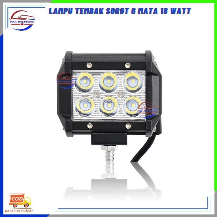 Lampu Led Tembak Sorot Kabut Depan Variasi Mobil 6 Mata