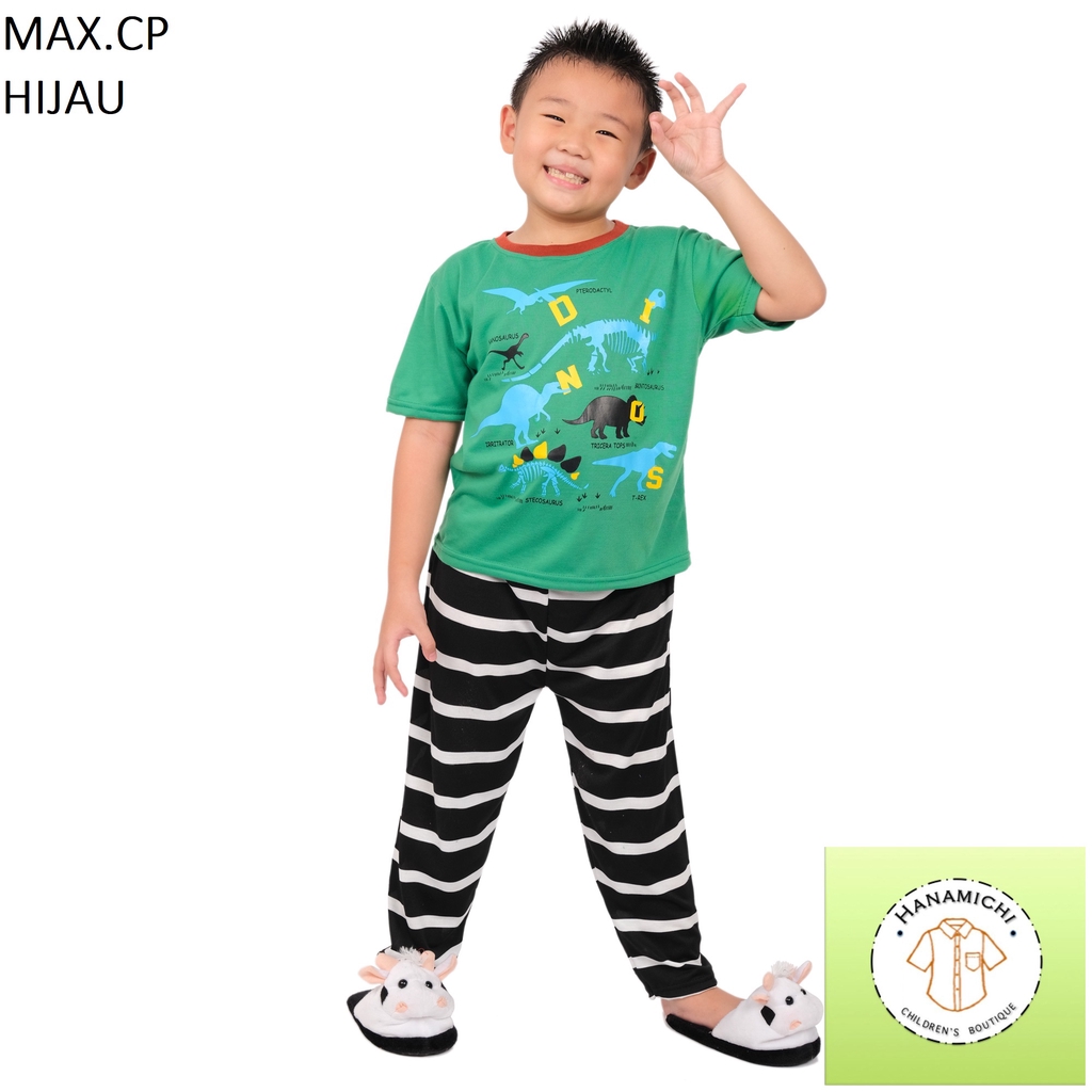 Hanamichi MAX.CP Setelan Baju Tidur Anak Lengan Pendek