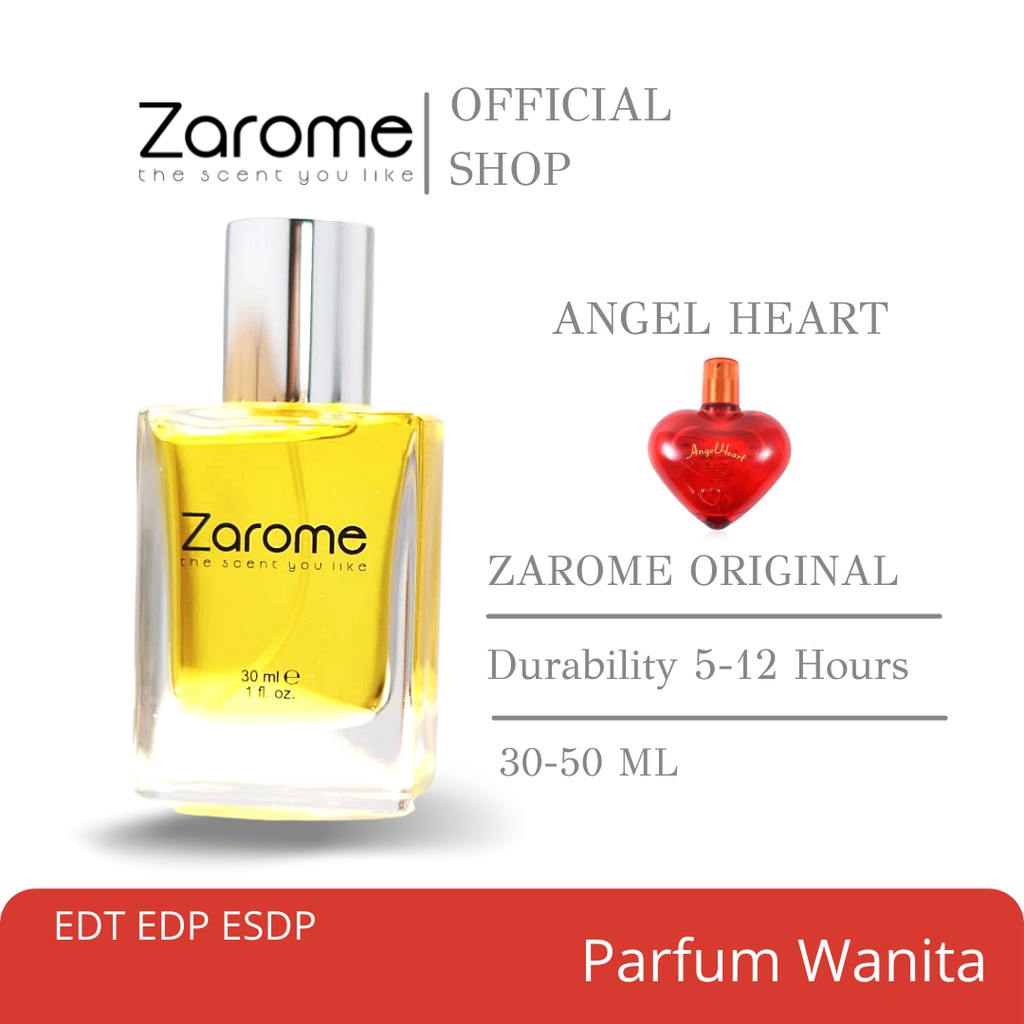 (ORIGINAL) Zarome Parfum Wanita Aroma Angel Heart
