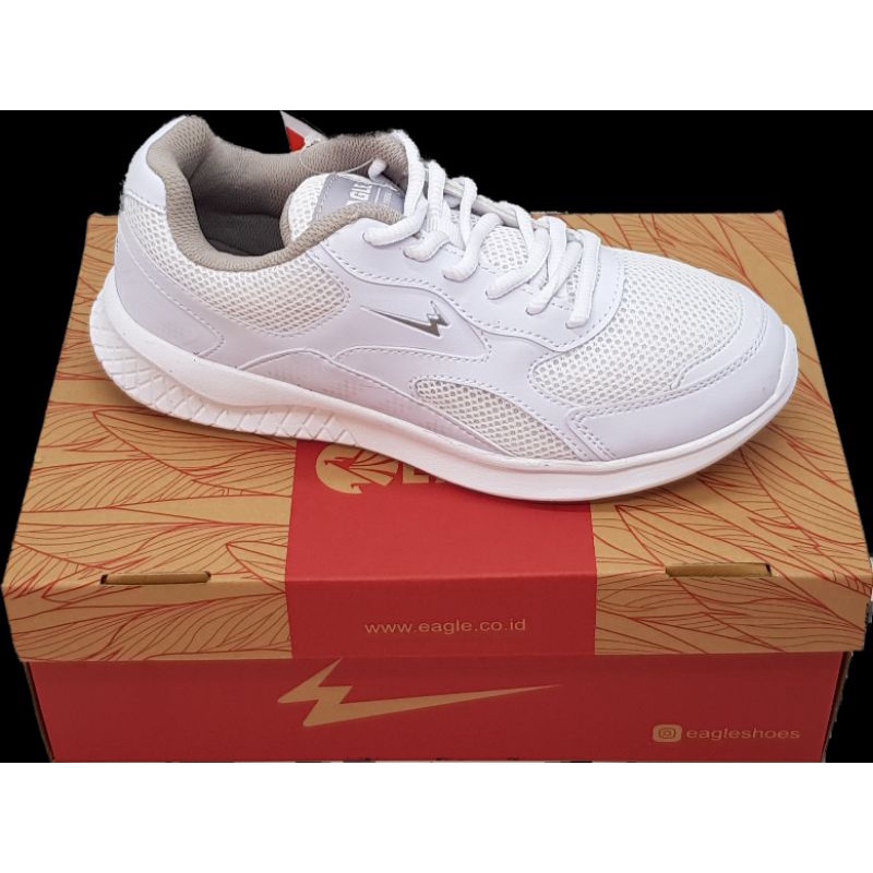 sepatu lifestyle Eagle warna putih "Monza"