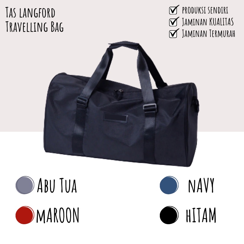 Tas Pakaian Wanita - Tas Travel Olahraga Fitnes Gym Traveling Jumbo Big Size Besar Murah Terbaru Model Fashion Kekinian Kualitas Import Lokal Original Unisex Perempuan Pria Cewek Cowok