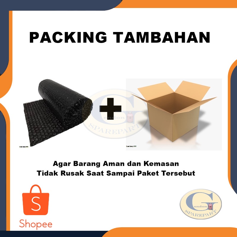 

Kardus dan Bublle wrap packing tambahan untuk pengiriman agar lebih aman