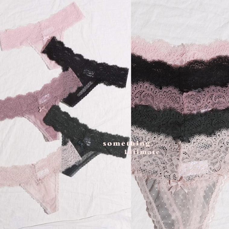 ⚡️TERLARIS BRANDS FESTIVAL⚡️ VS THE LACIE SOLANGE Floral Lace Panty Underwear / Sexy Panties Lingeri