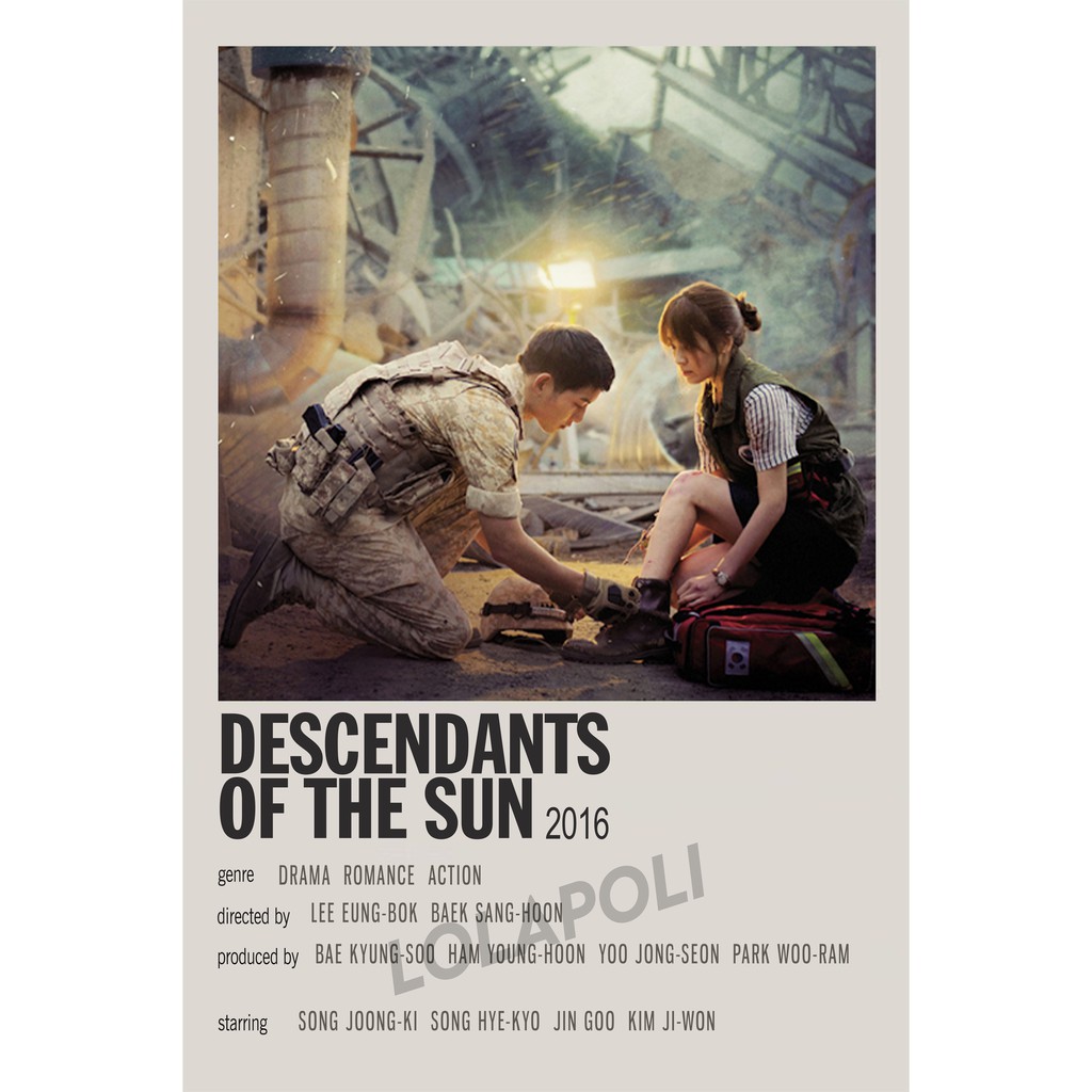 Poster Drama Korea - Descendants of the Sun