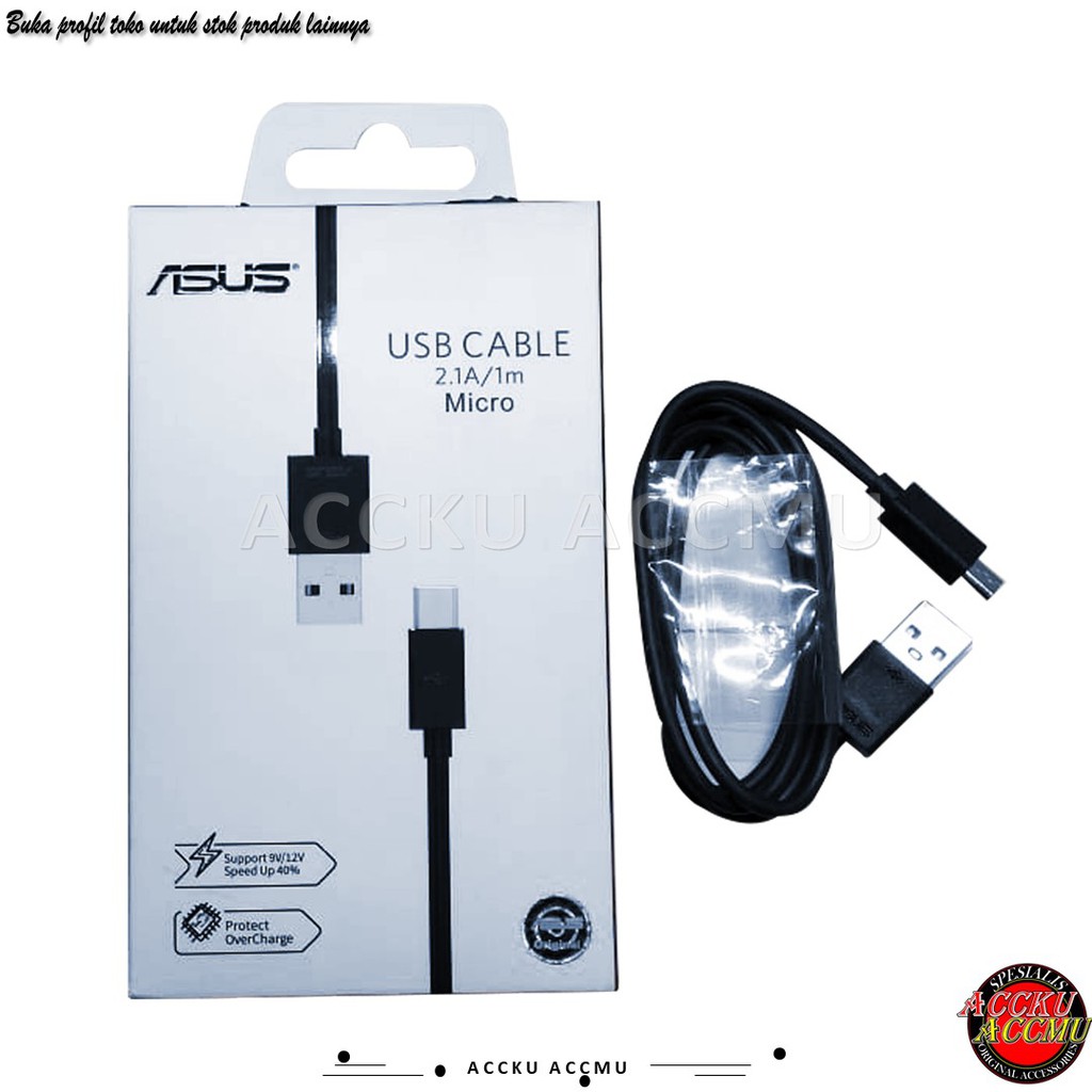 KABEL DATA ASUS ZENFONE MAX PRO M1 M2 4 MAX PRO 5Q LIVE L1 MICRO USB ORIGINAL