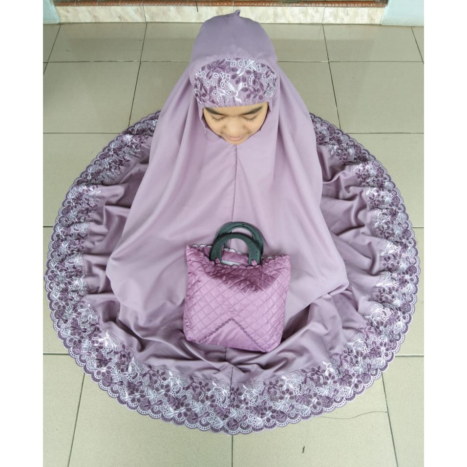 Mukena Khadijah Renda Warna Dewasa