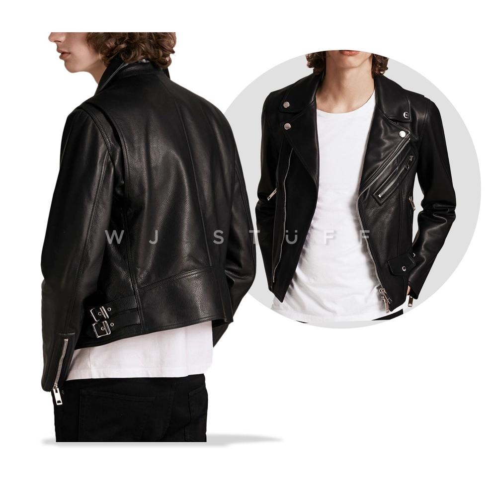 "GRL. 782498" WJ Stuff - Jaket Kulit Pria Rock Style - Crop Mode