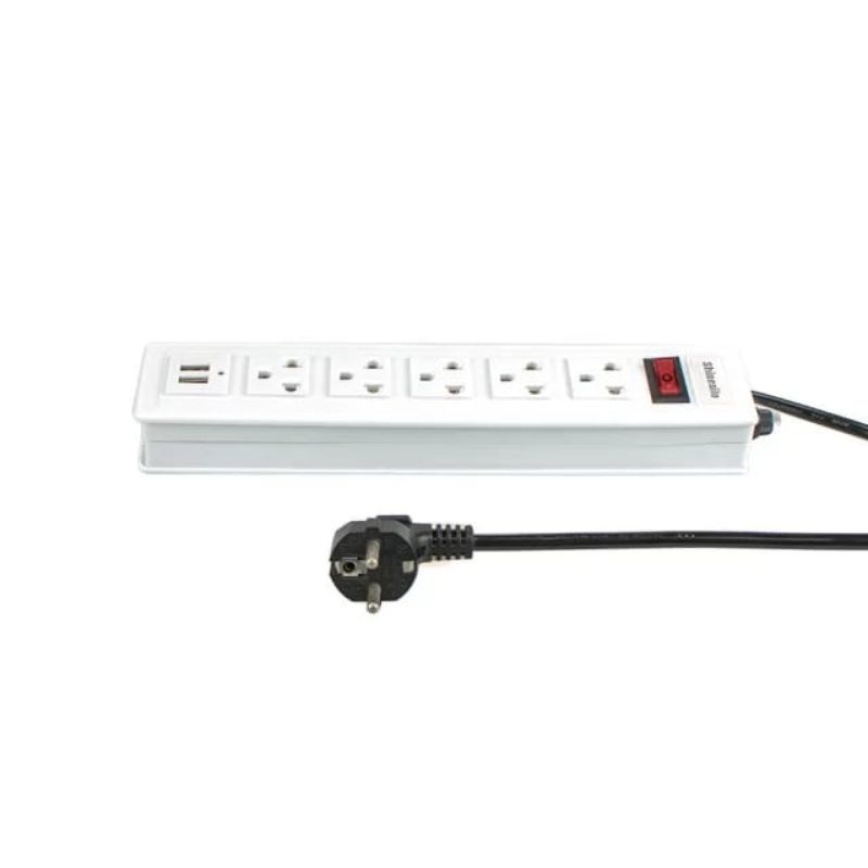 Power Strip Usb. 5plug &amp; 2usb port/Stop kontak multi fungsi.