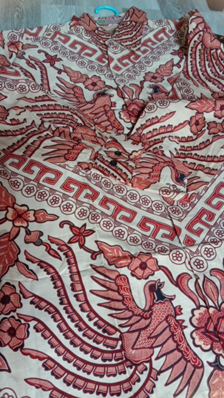 Kemeja Batik Prabu Bahan Katun Baturaden Reguler Fit A603