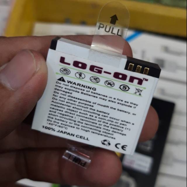 LOG-ON Baterai Xiaomi Yi Action Camera Original Batre Battery Kamera Ori