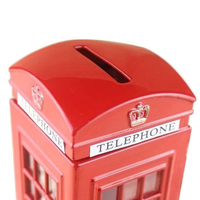 Souvenir london telephone booth 13CM - Oleh-oleh London 2036