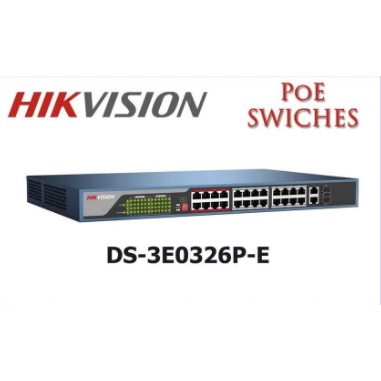 Switch Poe 24porrt HIKVISION 3E0326P-E