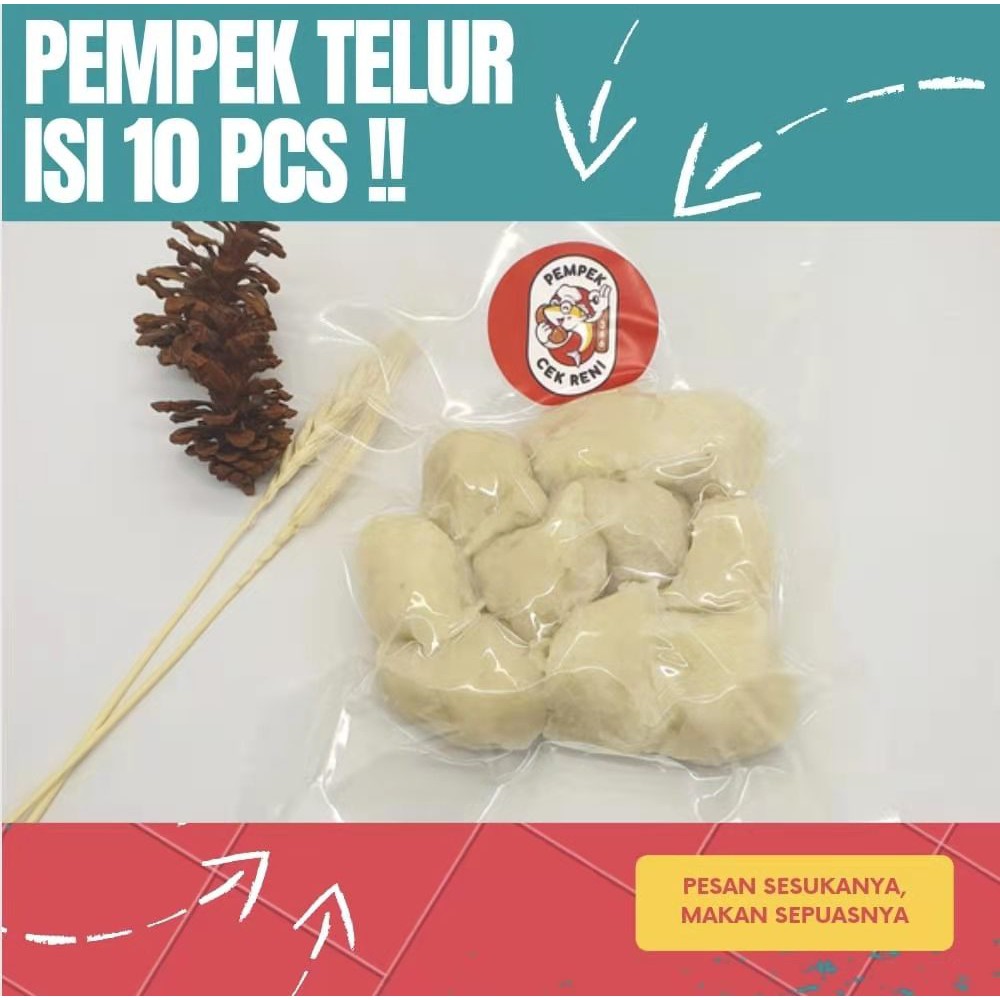 

Pempek FROZEN Telur Asli Khas Palembang