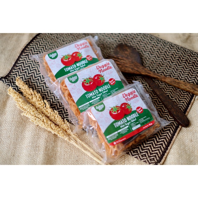 

3 PCS MIE SAYUR SEHAT TOMATO TOMAT NOODLE LADANG LIMA 228 GR