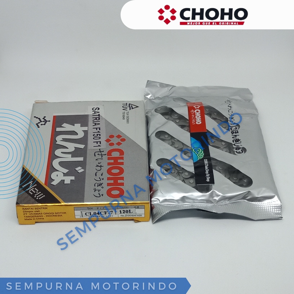 RANTAI KETENG ONLY SATRIA FU 150 FI,CB150R LED,SONIC 150R (2x3-120L) - CHOHO