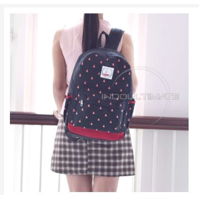 Tas Ransel Import IM JS-002 Kanvas / Tas Ransel Import / Tas Laptop Murah / Tas Sekolah / BACKPACK