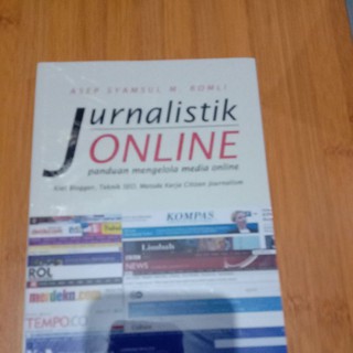 buku original jurnalistik online panduan mengelola media online ROMLI