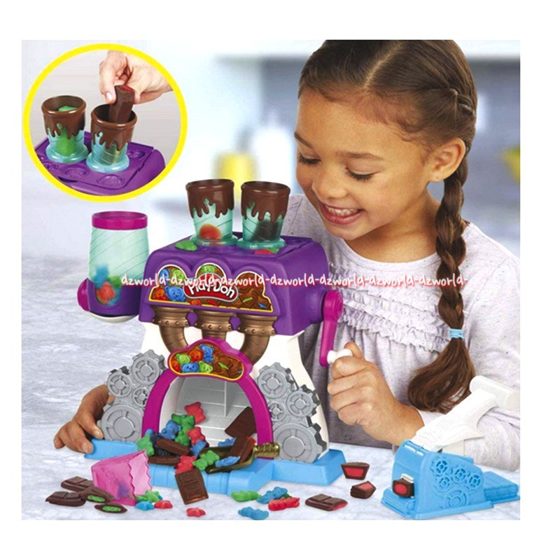 Play-Doh Kitchen Creation Candy Delight Mainan Lilin Playdoh Pabrik Membuat Permen Sugar Play Doh