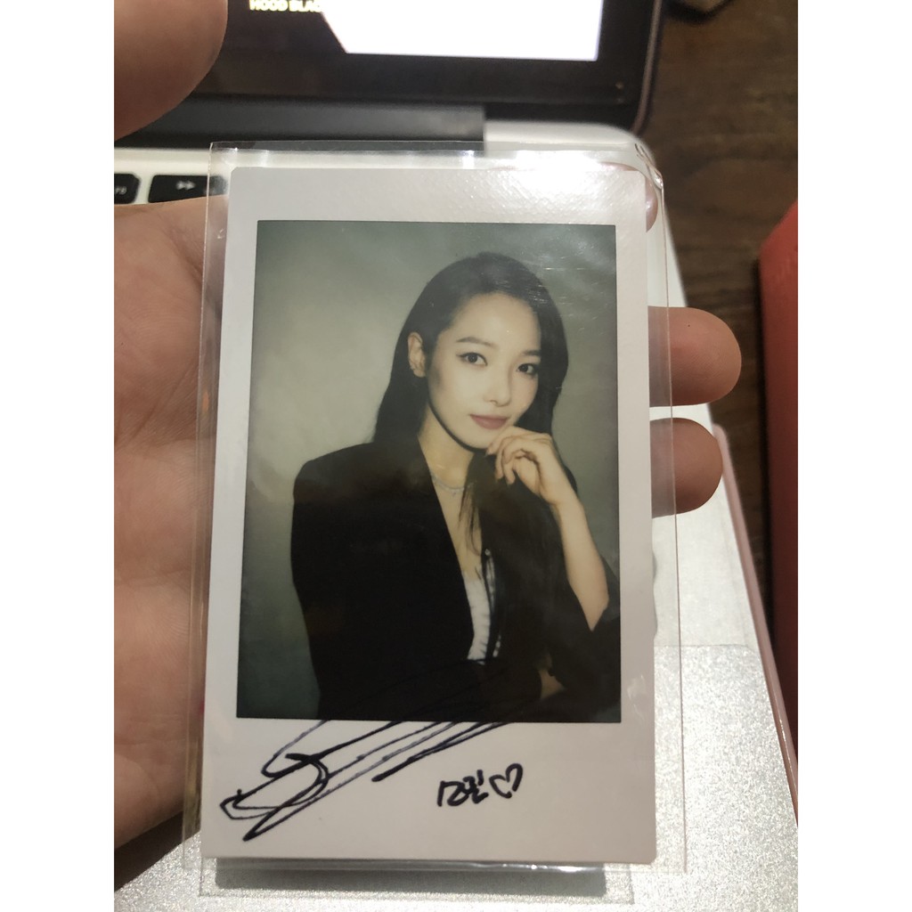 SIGN POLAROID KARD SOMIN ASLI ORIGINAL OFFICIAL
