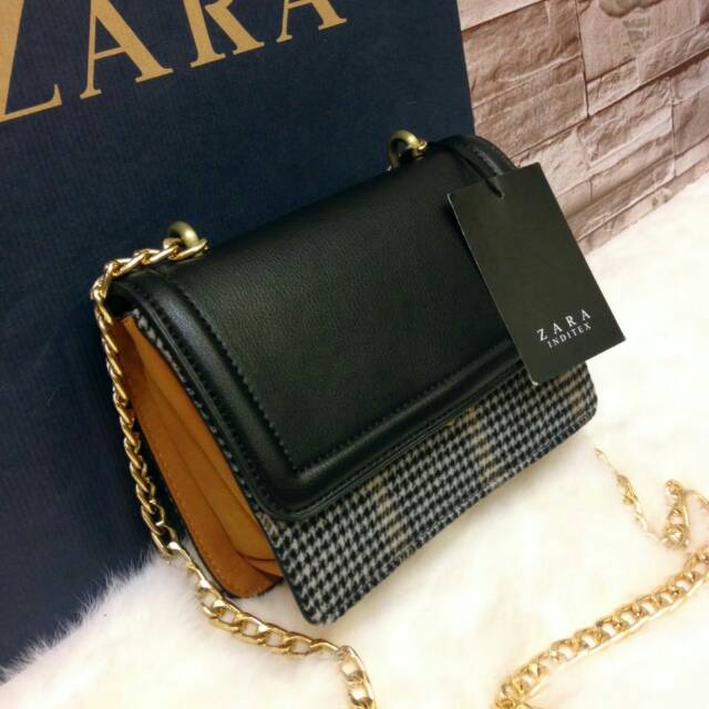 zara contrasting crossbody bag