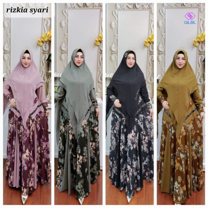 RIZKIA - GAMIS SYARI ORIGINAL BRAND FAZZA BOUTIQUE