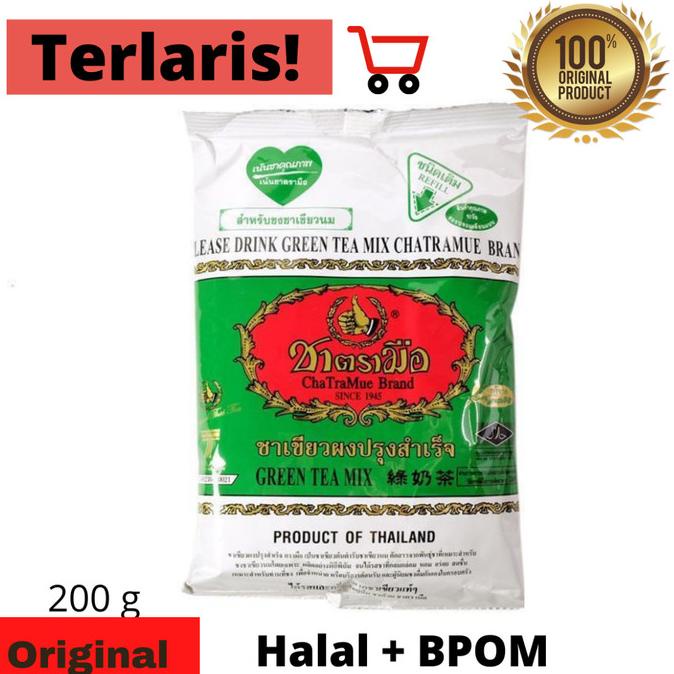 

[COD] Thai Green Tea Mix Number One Chatramue Brand 200 gram [COD]